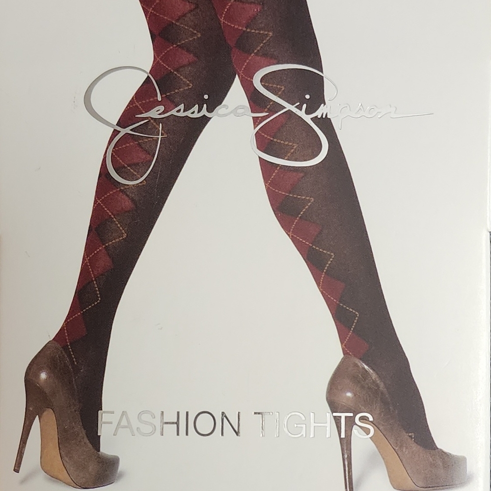 Jessica Simpson Argyle Fashion Tights in Java